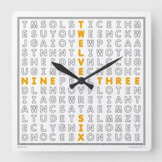 Horloge de recherche Word avec puzzle téléchargeab