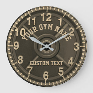 Horloge De Salle De Sport Personnalisée De La Bar