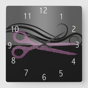 horloge de salon de coiffure