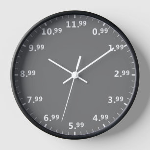 Horloge de travail au détail amusante - Blague de 