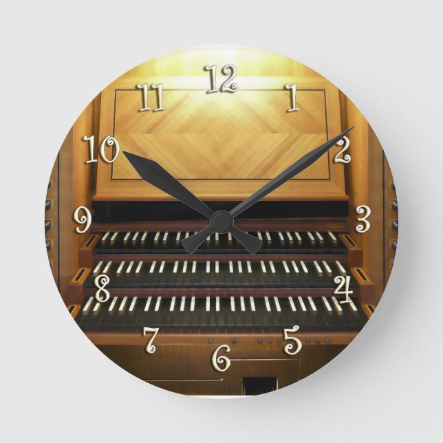 horloge de Trois-clavier pour des organistes (Recto)