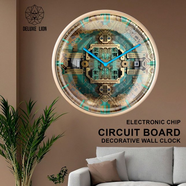 Horloge décorative du circuit, Carte mère (Living Room )