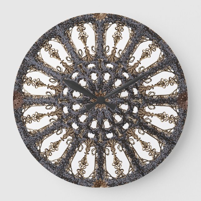 Horloge décorative vintage de style gothique (Recto)