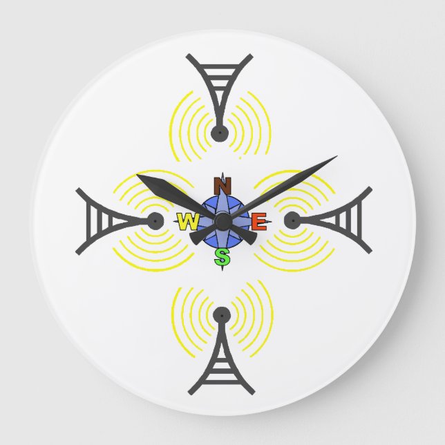 Horloge d'émetteur radio Ham (Recto)