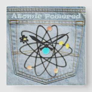 Horloge Denim Back Poche "Énergie Atomique"