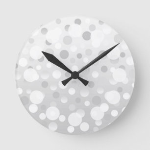 Horloge des bulles des sifflements clairs" ronde