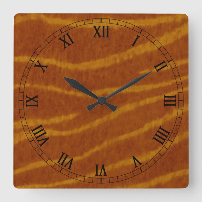 Horloge des chiffres romains du Carré de tigre (Recto)