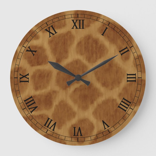 Horloge des chiffres romains ronds de la Giraffe (Recto)
