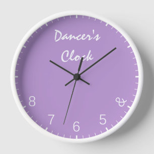 Horloge des danseurs violets - Danser drôle Humour