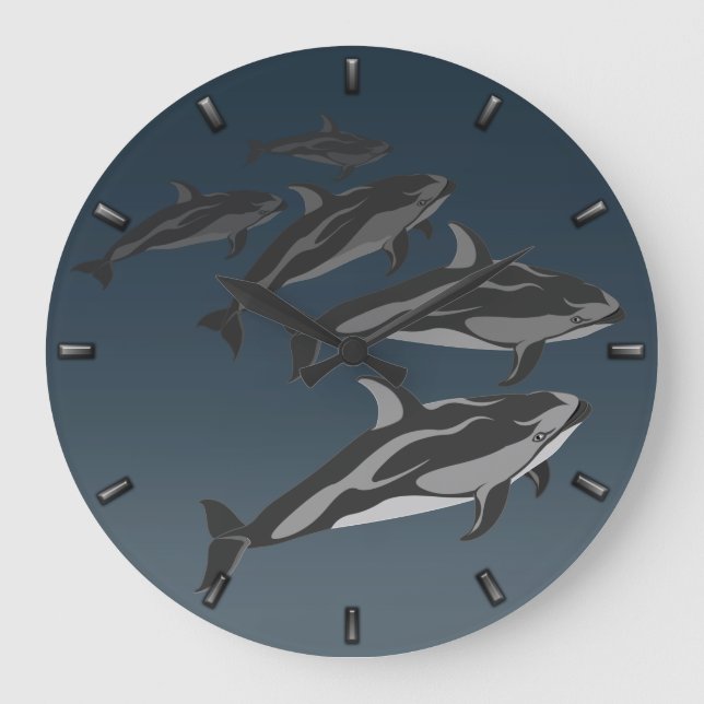 Horloge des dauphins Pacifique Écluse des dauphins (Recto)