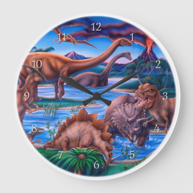 Horloge des dinosaures (Recto)