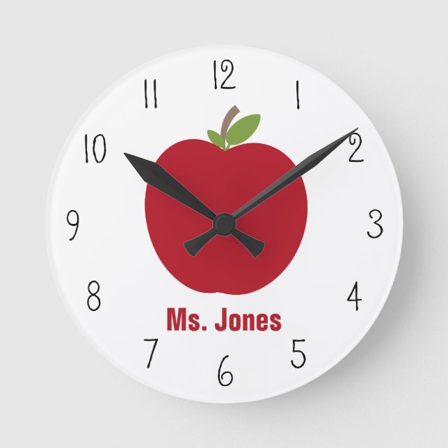 Horloge des enseignants de Red Apple (Recto)