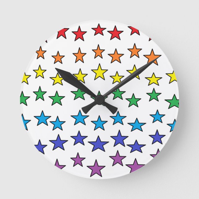 Horloge des étoiles colorées (Recto)
