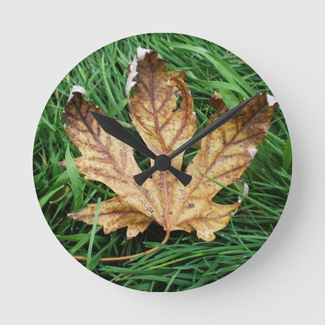 Horloge des feuilles d'automne (Recto)