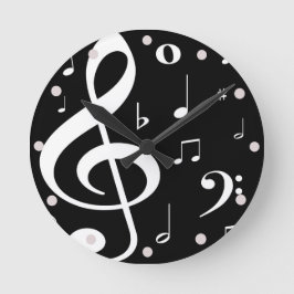 Horloge des notes musicales