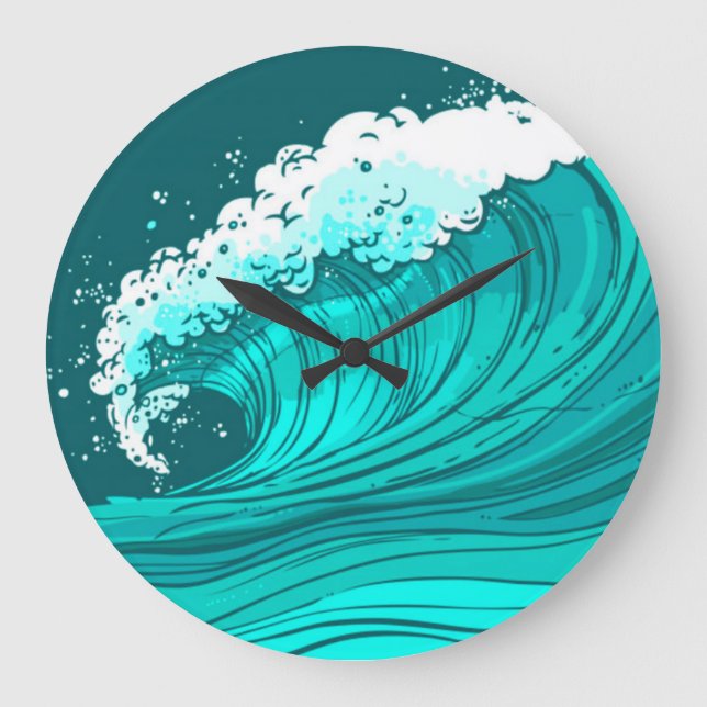 Horloge des vagues de mer (Recto)