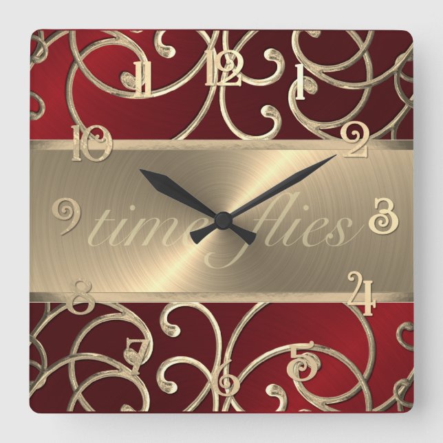 Horloge des vols Red et Gold (Recto)