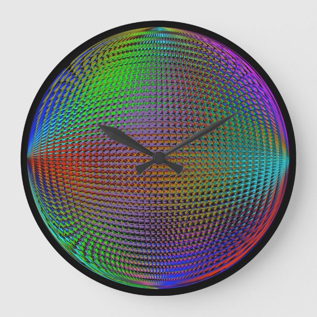 Horloge d'illusion de l'orbe de couleur (Recto)