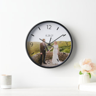 Horloge do-it-yourself | Photo personnalisée, nom, texte