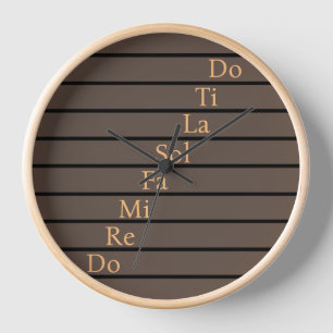 Horloge Do, re, mi