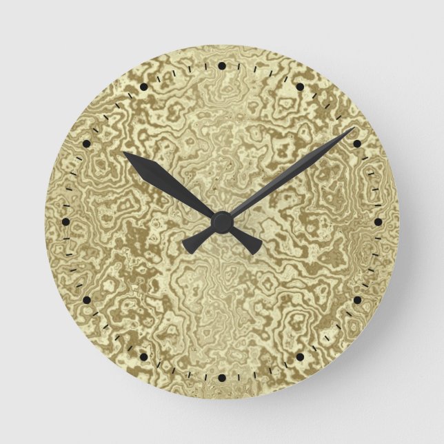 Horloge d'or décorative (Recto)