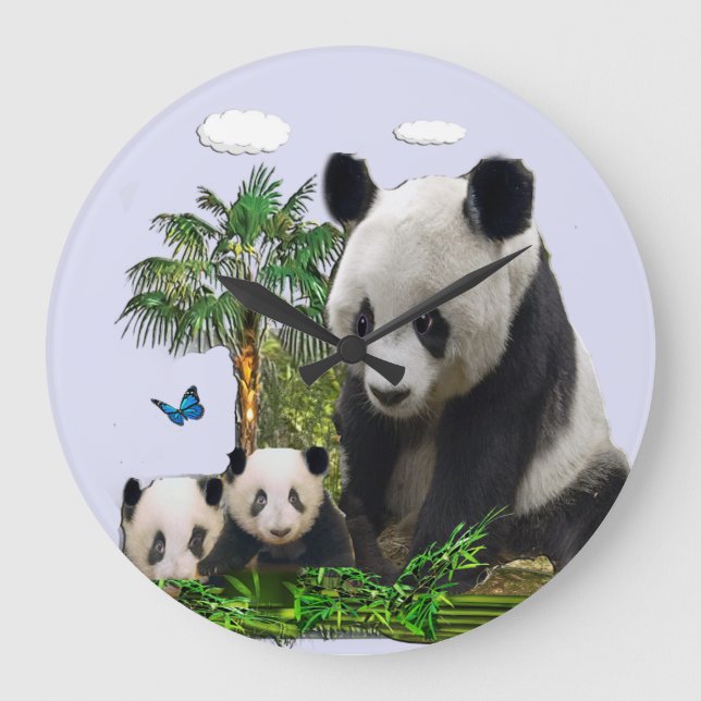 Horloge d'ours panda (Recto)