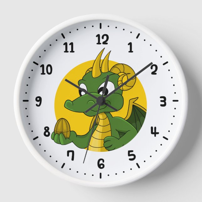Horloge Dragon vert (Recto)