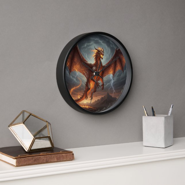 Horloge Dragon Wall Clock (Bureau)