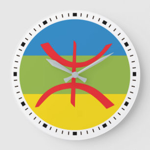 Horloge drapeau Amazigh