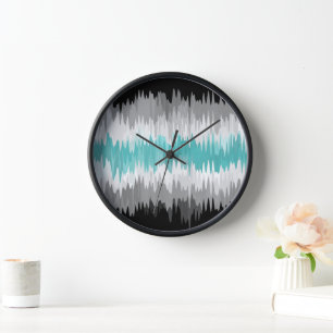 Horloge Drapeau de fierté Libramasculin Bohème Funky Ondul