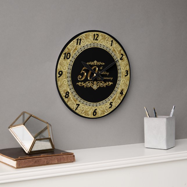 Horloge du 50e anniversaire du Mariage (Bureau)