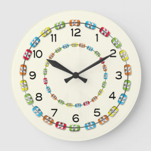 Horloge du bureau des accolades orthodontiques