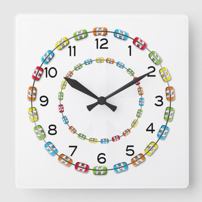 Horloge du bureau des accolades orthodontiques (Recto)