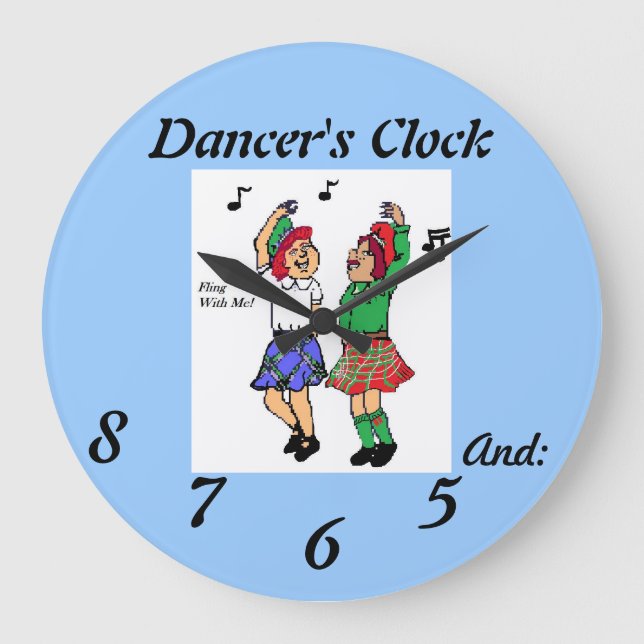 Horloge du danseur Et : 5,6,7,8 (Recto)