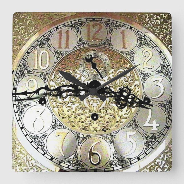 Horloge du grand-père Carré (Recto)