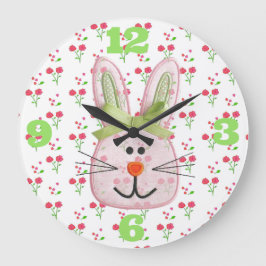 HORLOGE DU MUR ACRYLIQUE "Lil Bunny"