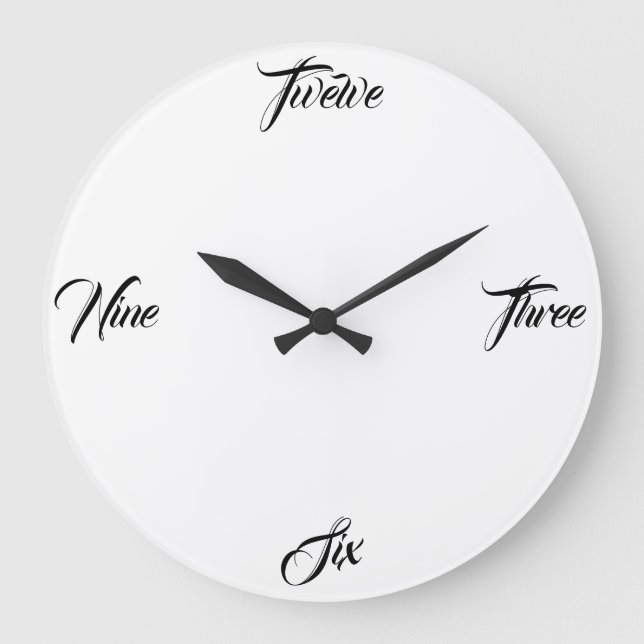 HORLOGE DU MUR ART ET DESIGN (Recto)