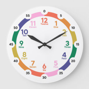 Horloge du mur d'apprentissage - Amusant au soleil