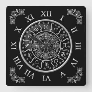HORLOGE DU MUR D'ASTROLOGIE