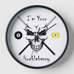 Horloge du mur de billard