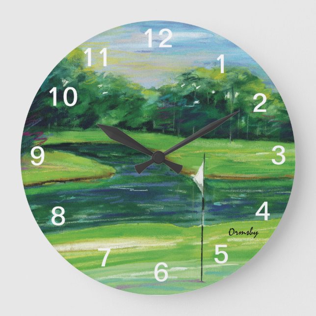 horloge du mur de golf (Recto)