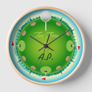 Horloge du mur de golf Time
