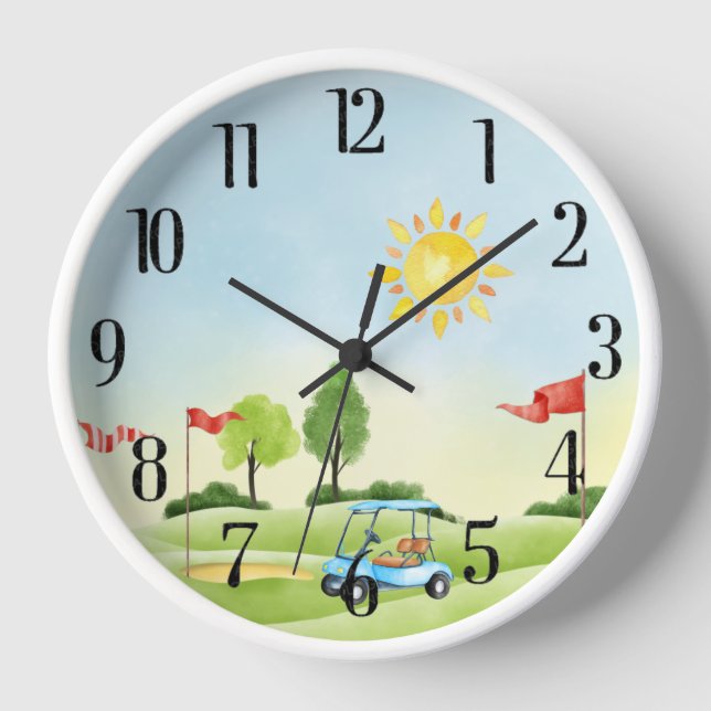 Horloge du mur de Golfer (Recto)