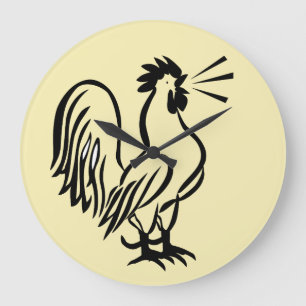 HORLOGE DU MUR DE LA CUISINE DU ROOSTER