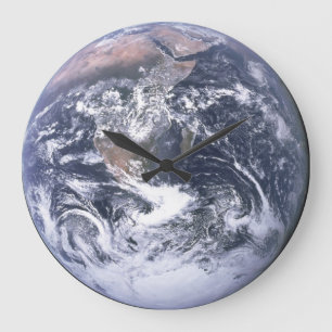 Horloge du mur rond de la Terre