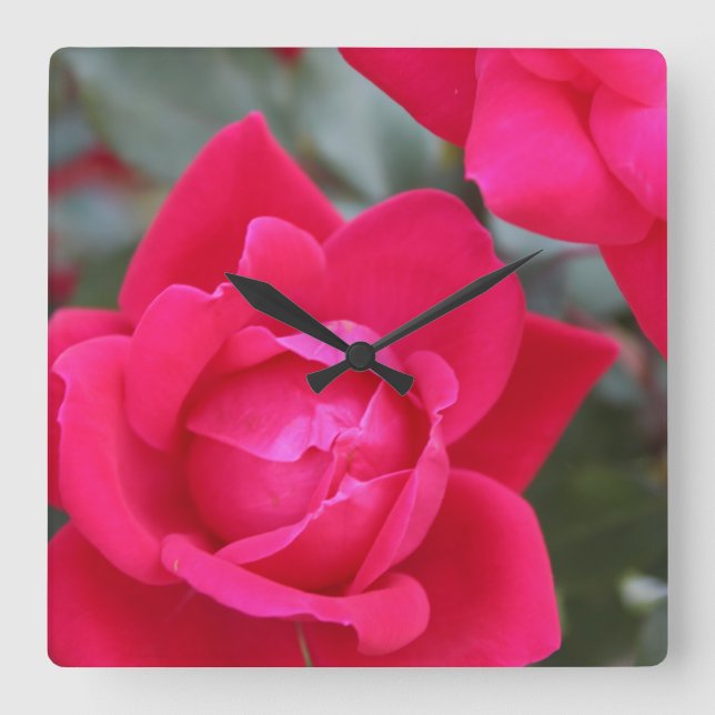 HORLOGE DU MUR ROSE ROUGE (Recto)
