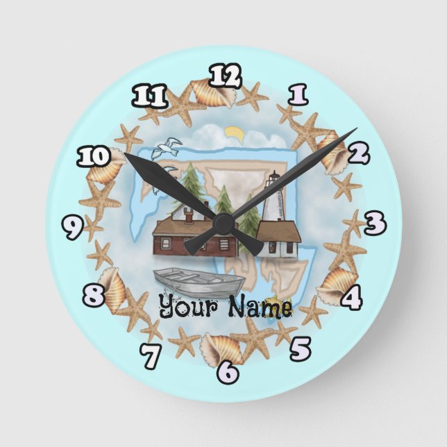 Horloge du phare de Maryland Shells (Recto)