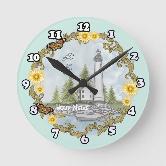 Horloge du phare Floral Alabama (Recto)