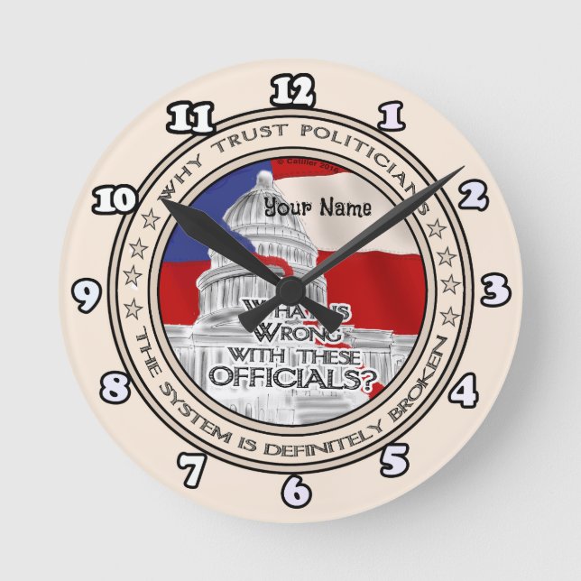 Horloge du système politique cassé (Recto)