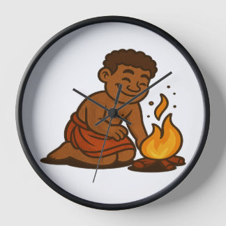 Horloge Dumi Fire Keeper Clock